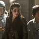 Eve Harlow, Marie Avgeropoulos, Christopher Larkin